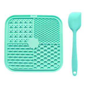 Silicone Lick Mat for Dogs & Cats Slow Feeder Anti Anxiety Pet Feeding Mat