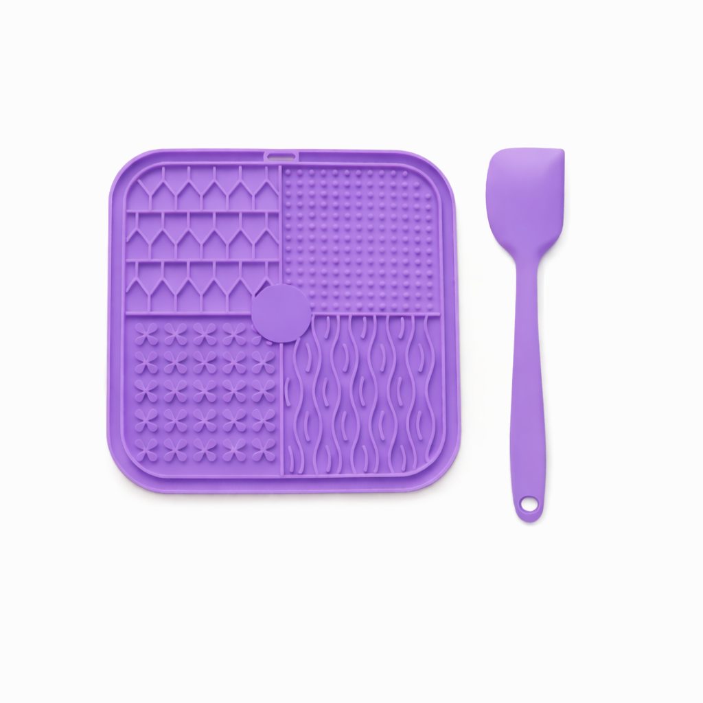 Silicone Lick Mat for Dogs & Cats Slow Feeder Anti Anxiety Pet Feeding Mat - Image 8