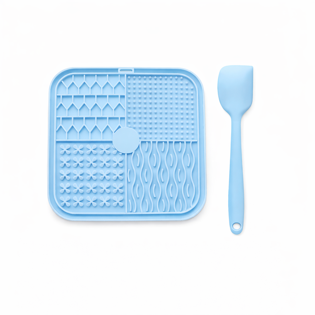 Silicone Lick Mat for Dogs & Cats Slow Feeder Anti Anxiety Pet Feeding Mat - Image 6